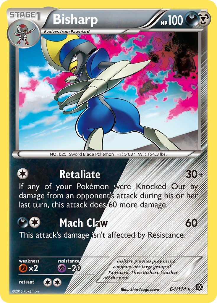 Bisharp (64/114) [XY: Steam Siege] | L.A. Mood Comics and Games