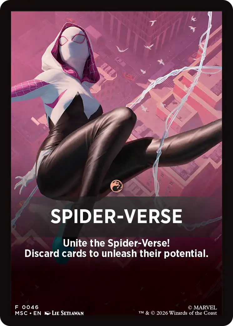 Spider-Verse Theme Card [Marvel Super Heroes Commander] | L.A. Mood Comics and Games