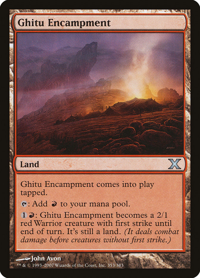 Ghitu Encampment [Tenth Edition] | L.A. Mood Comics and Games