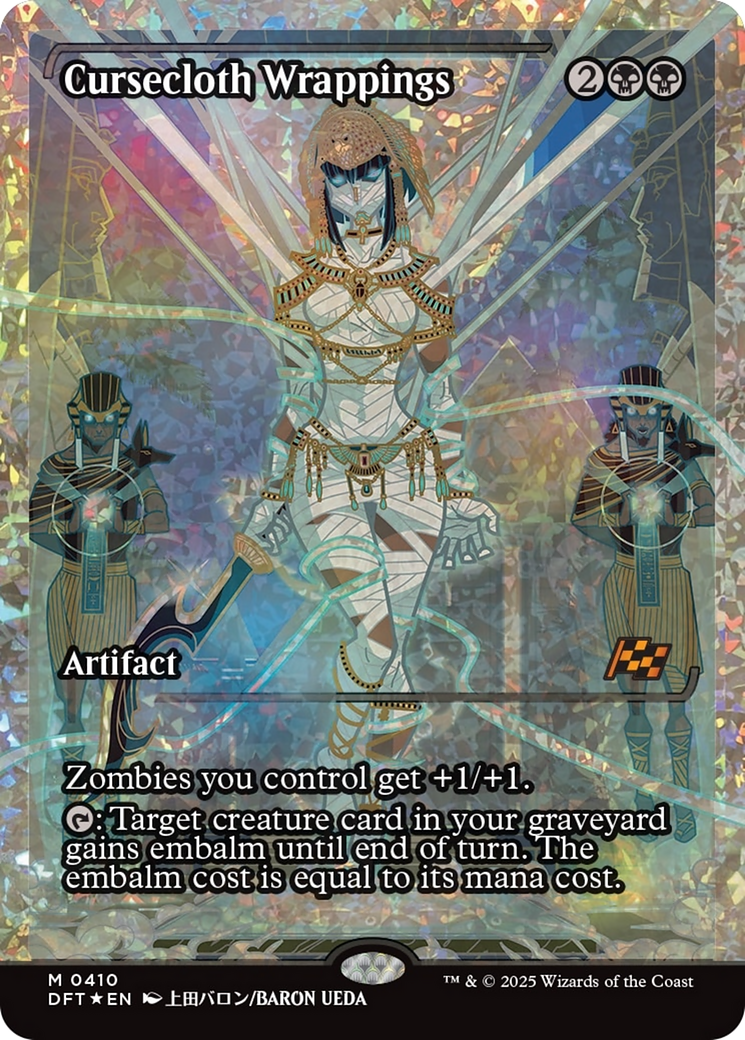 Cursecloth Wrappings (Showcase) (Fracture Foil) [Aetherdrift] | L.A. Mood Comics and Games