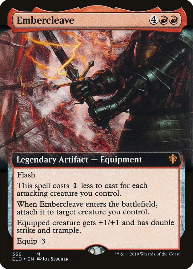 Embercleave (Extended Art) [Throne of Eldraine] | L.A. Mood Comics and Games
