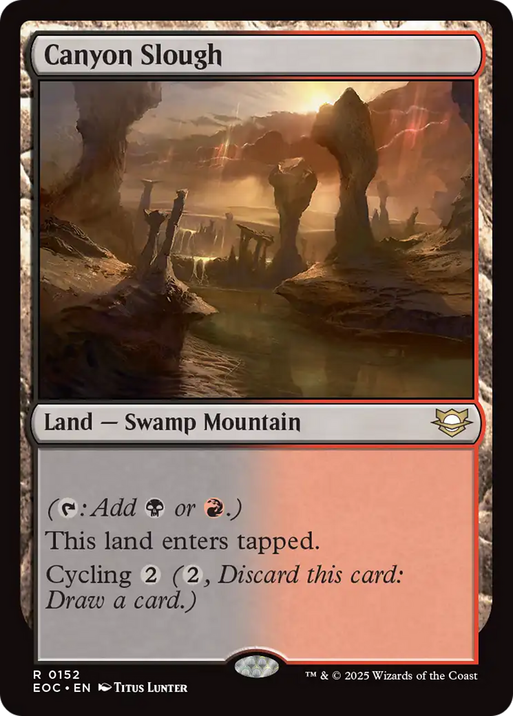 Canyon Slough [Edge of Eternities Commander] | L.A. Mood Comics and Games