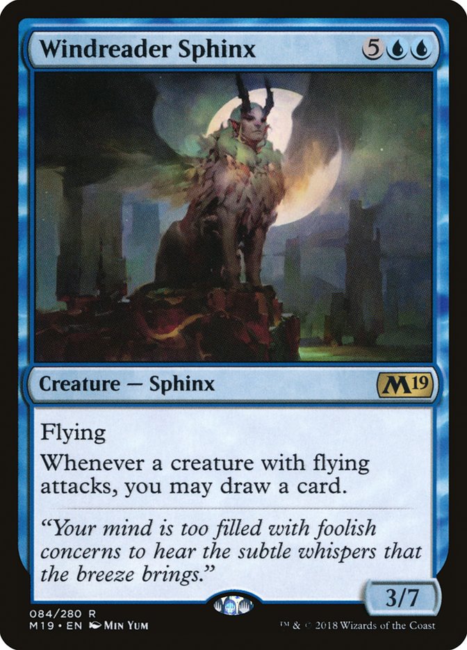 Windreader Sphinx [Core Set 2019] | L.A. Mood Comics and Games