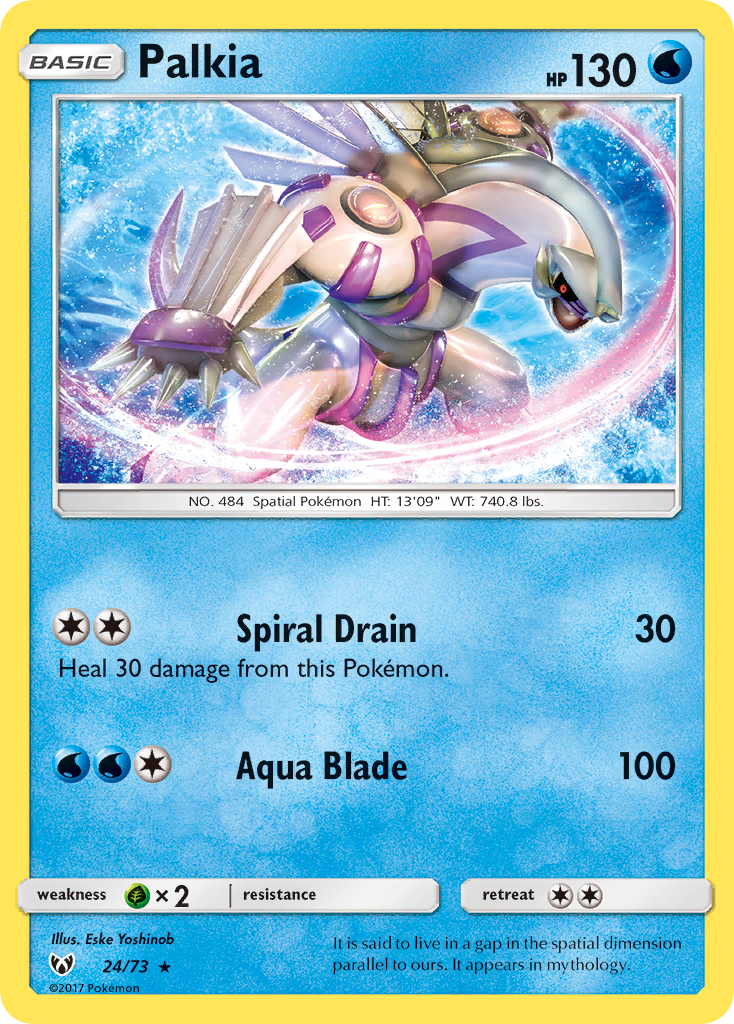 Palkia (24/73) [Sun & Moon: Shining Legends] | L.A. Mood Comics and Games