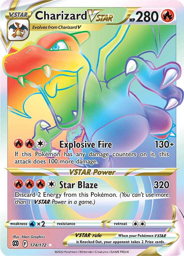 Charizard VSTAR (174/172) [Sword & Shield: Brilliant Stars] | L.A. Mood Comics and Games