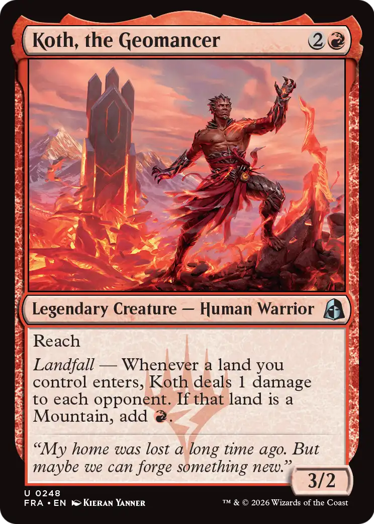 Koth, the Geomancer [Reality Fracture] | L.A. Mood Comics and Games