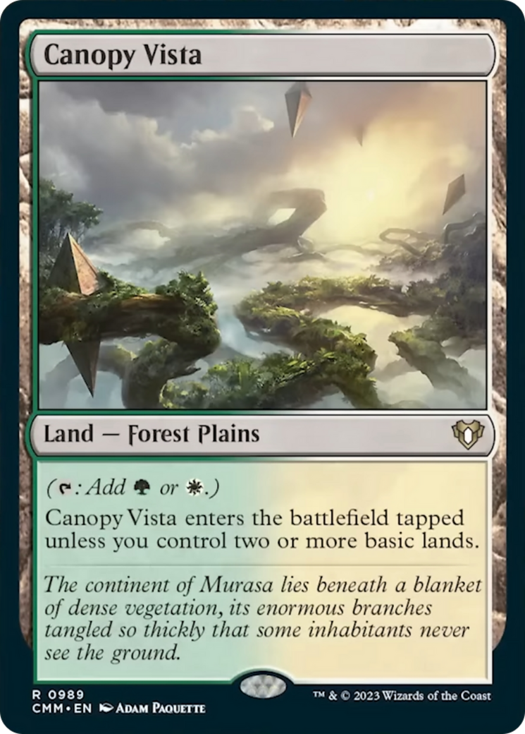Canopy Vista [Commander Masters] | L.A. Mood Comics and Games