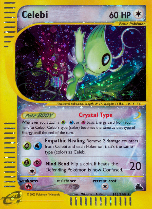 Celebi (145/144) [Skyridge] | L.A. Mood Comics and Games