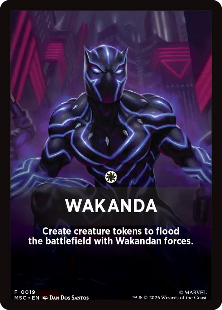 Wakanda Theme Card [Marvel Super Heroes Commander] | L.A. Mood Comics and Games