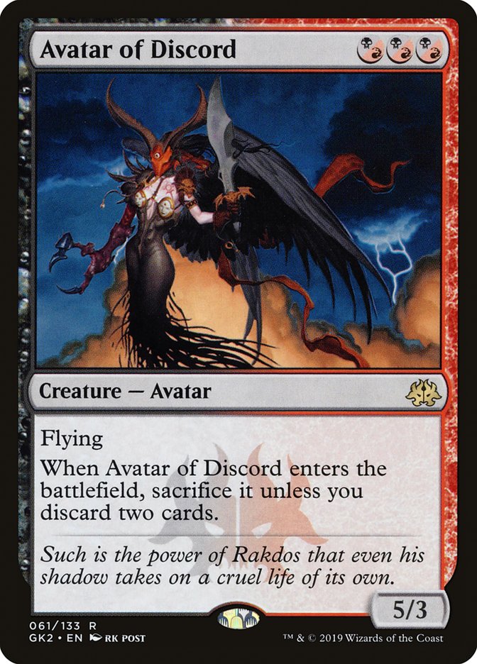 Avatar of Discord [Ravnica Allegiance Guild Kit] | L.A. Mood Comics and Games