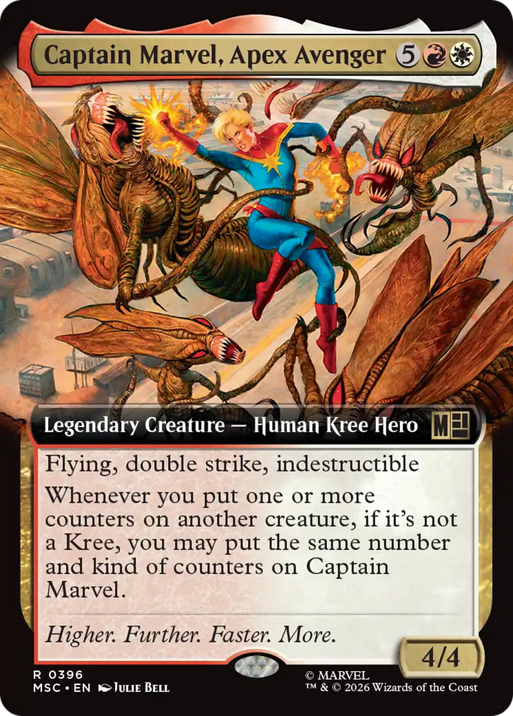 Captain Marvel, Apex Avenger (Extended Art) [Marvel Super Heroes Commander] | L.A. Mood Comics and Games