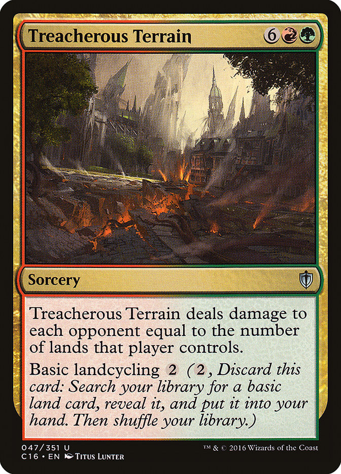 Treacherous Terrain [Commander 2016] | L.A. Mood Comics and Games