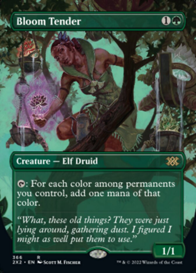 Bloom Tender (Borderless Alternate Art) [Double Masters 2022] | L.A. Mood Comics and Games