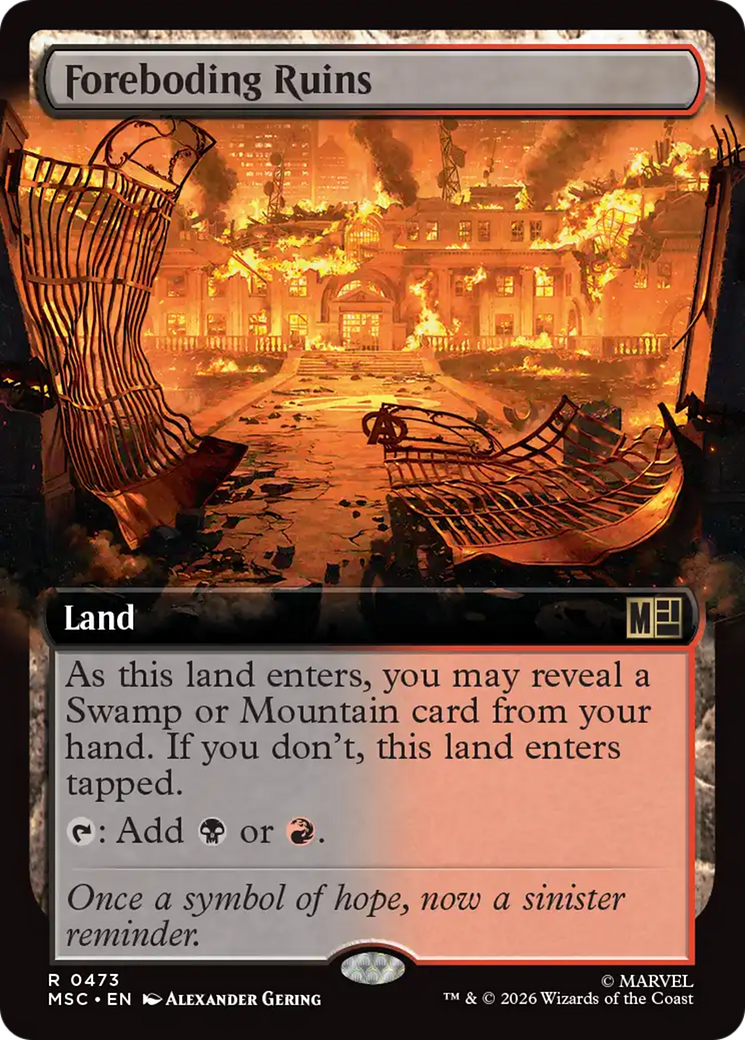 Foreboding Ruins (Extended Art) [Marvel Super Heroes Commander] | L.A. Mood Comics and Games