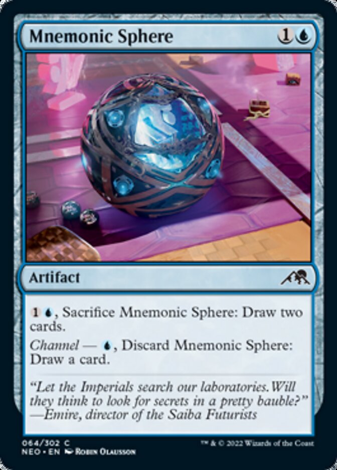 Mnemonic Sphere [Kamigawa: Neon Dynasty] | L.A. Mood Comics and Games