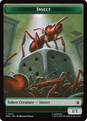 Soldier // Insect Double-Sided Token [Marvel Super Heroes Tokens] | L.A. Mood Comics and Games