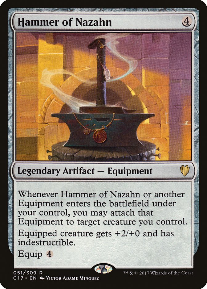 Hammer of Nazahn [Commander 2017] | L.A. Mood Comics and Games