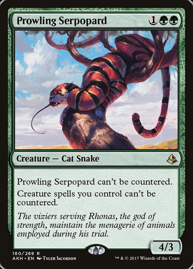 Prowling Serpopard [Amonkhet] | L.A. Mood Comics and Games