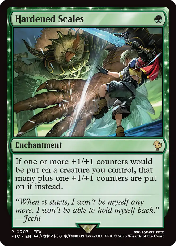 Hardened Scales [FINAL FANTASY Commander] | L.A. Mood Comics and Games