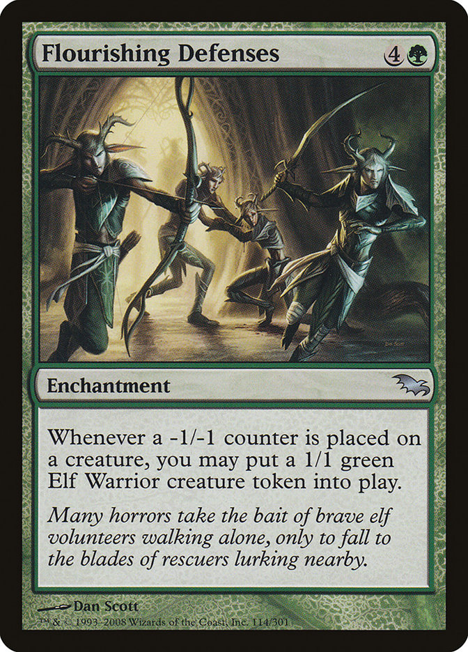 Flourishing Defenses [Shadowmoor] | L.A. Mood Comics and Games