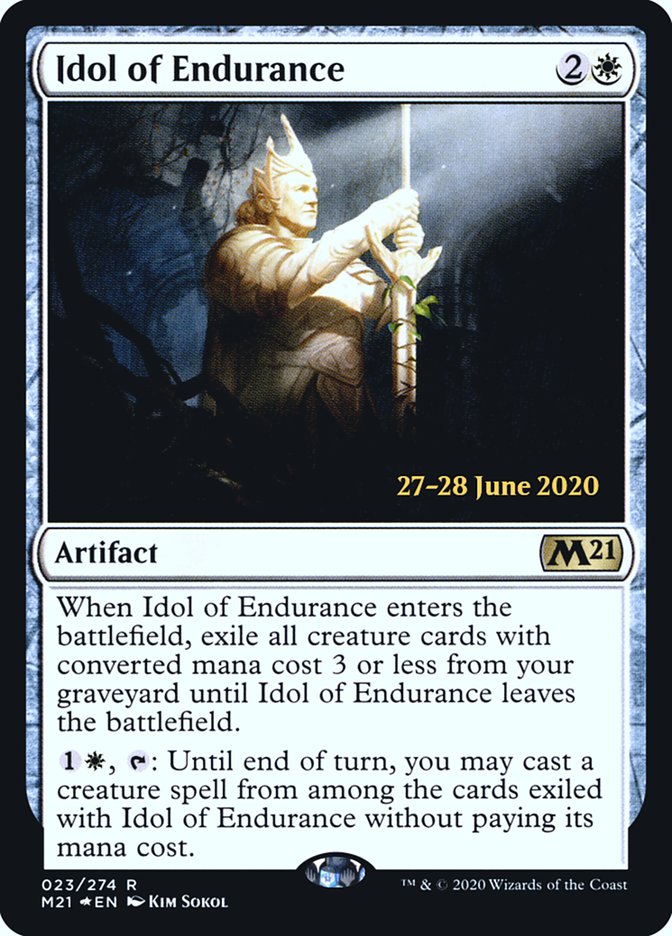 Idol of Endurance [Core Set 2021 Prerelease Promos] | L.A. Mood Comics and Games