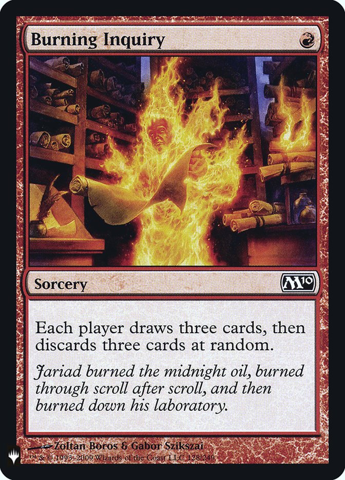 Burning Inquiry [Mystery Booster] | L.A. Mood Comics and Games