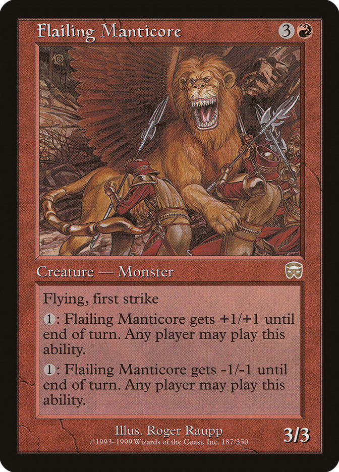 Flailing Manticore [Mercadian Masques] | L.A. Mood Comics and Games