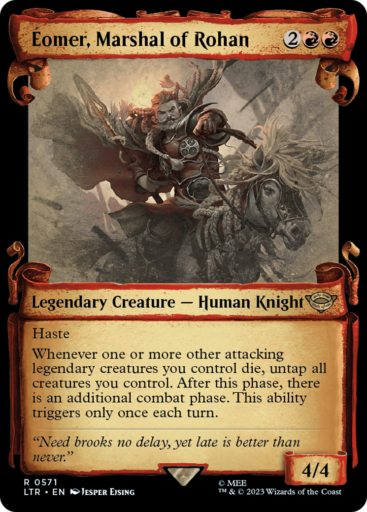 Eomer, Marshal of Rohan [The Lord of the Rings: Tales of Middle-Earth Showcase Scrolls] | L.A. Mood Comics and Games