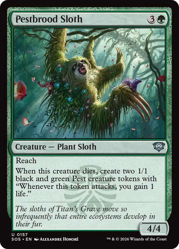 Pestbrood Sloth [Secrets of Strixhaven] | L.A. Mood Comics and Games