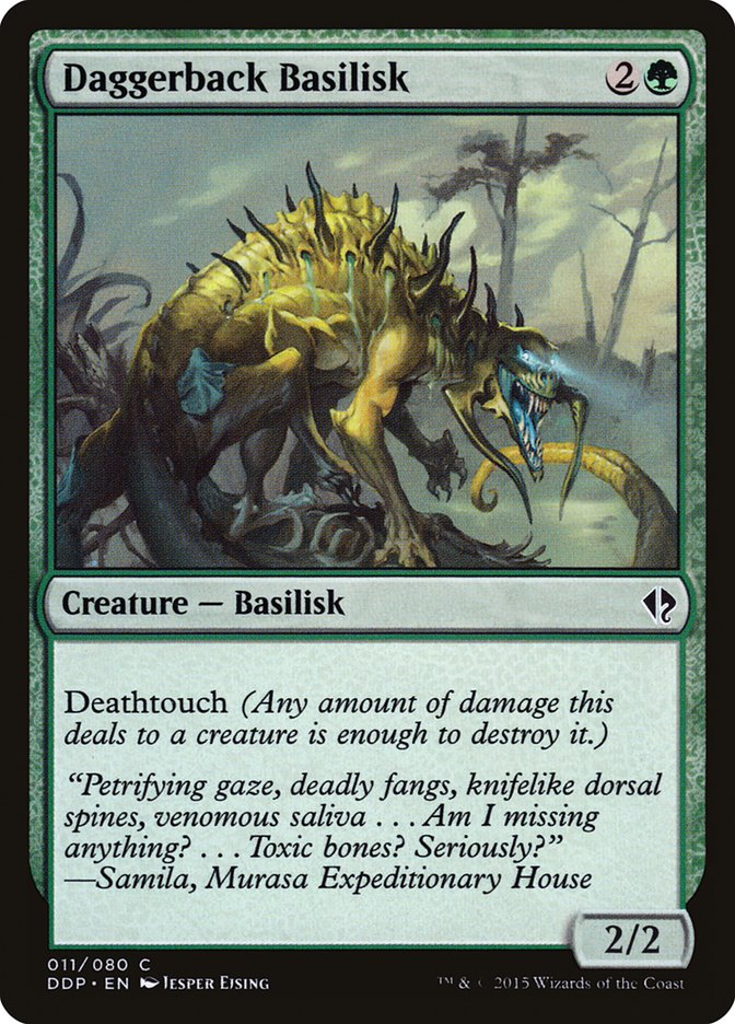 Daggerback Basilisk [Duel Decks: Zendikar vs. Eldrazi] | L.A. Mood Comics and Games