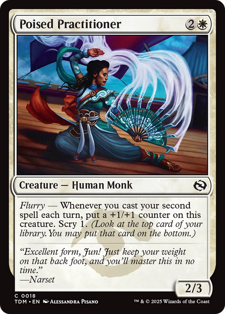 Poised Practitioner [Tarkir: Dragonstorm] | L.A. Mood Comics and Games