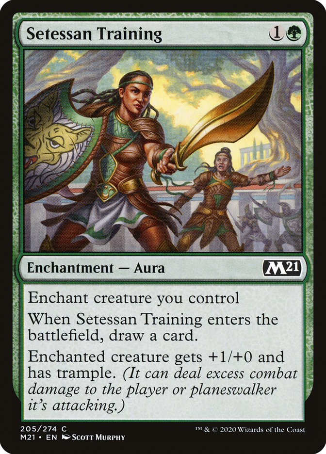 Setessan Training [Core Set 2021] | L.A. Mood Comics and Games
