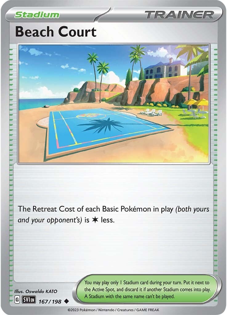 Beach Court (167/198) [Scarlet & Violet: Base Set] | L.A. Mood Comics and Games