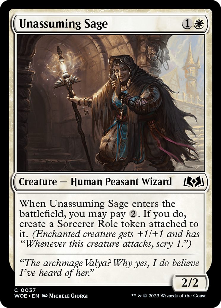 Unassuming Sage [Wilds of Eldraine] | L.A. Mood Comics and Games