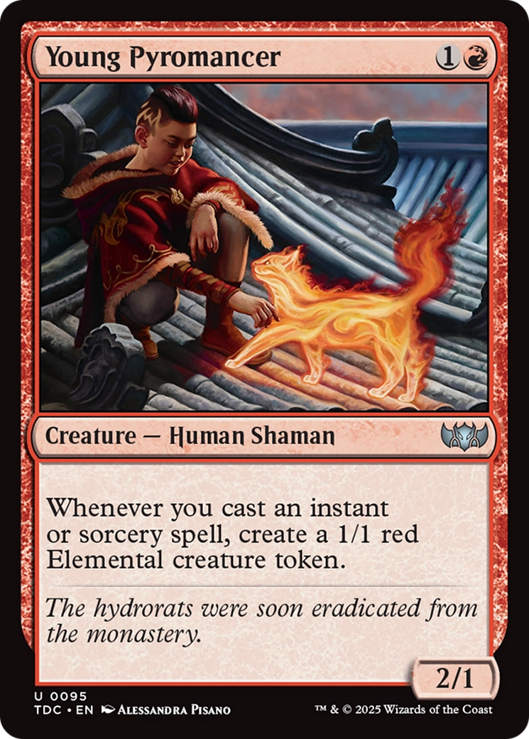 Young Pyromancer [Tarkir: Dragonstorm Commander] | L.A. Mood Comics and Games