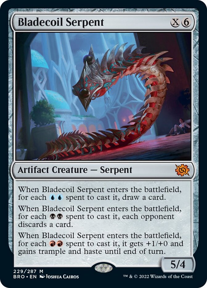 Bladecoil Serpent [The Brothers' War] | L.A. Mood Comics and Games