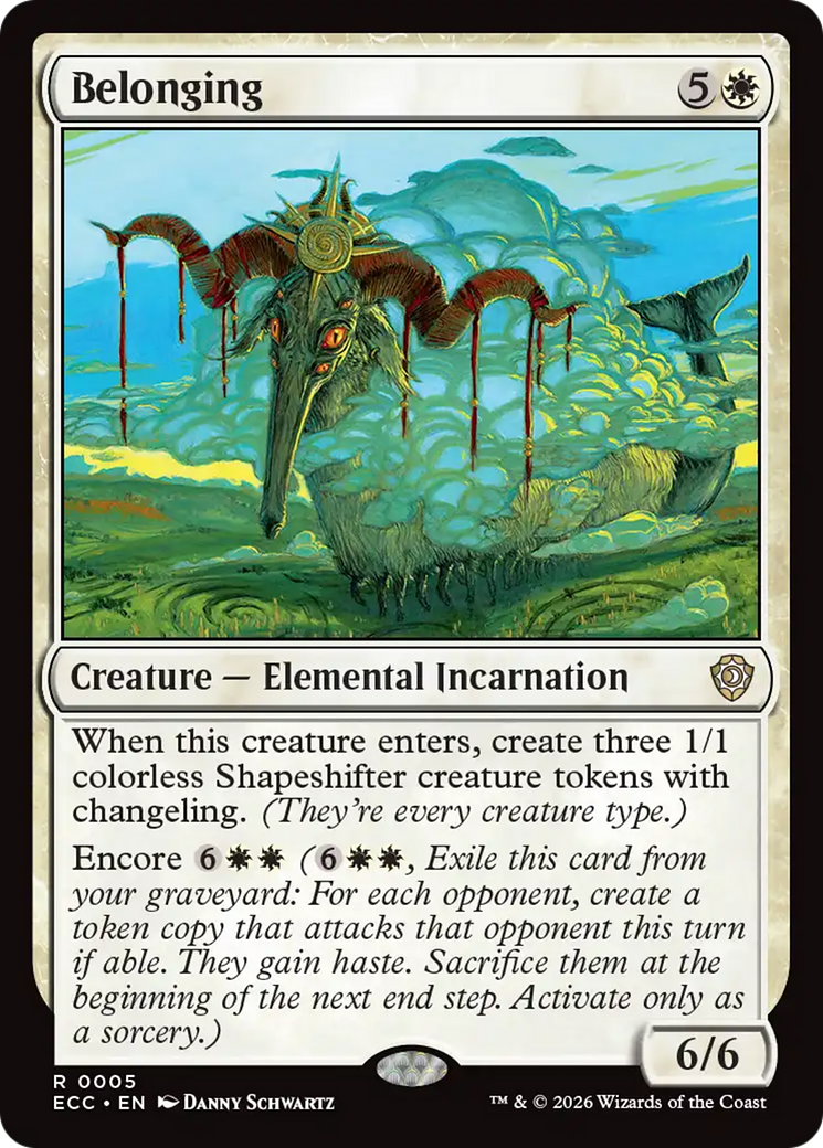 Belonging [Lorwyn Eclipsed Commander] | L.A. Mood Comics and Games