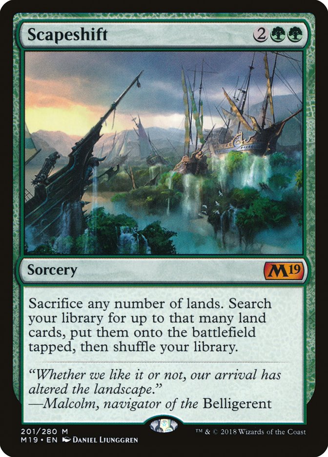 Scapeshift [Core Set 2019] | L.A. Mood Comics and Games