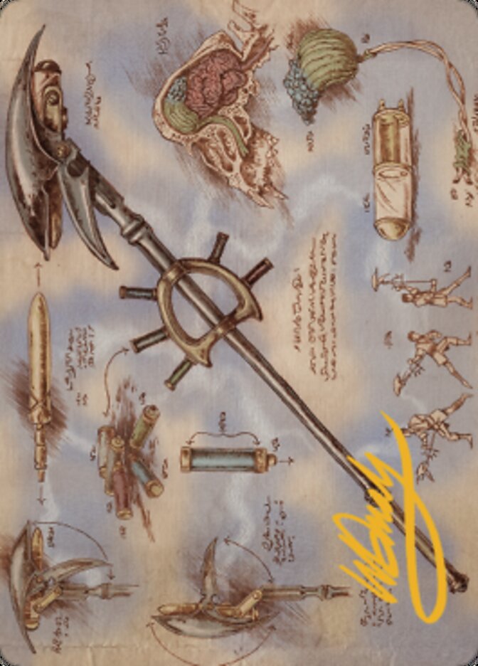 Staff of Domination Art Card (Gold-Stamped Signature) [The Brothers' War Art Series] | L.A. Mood Comics and Games