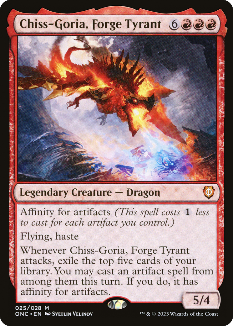 Chiss-Goria, Forge Tyrant [Phyrexia: All Will Be One Commander] | L.A. Mood Comics and Games