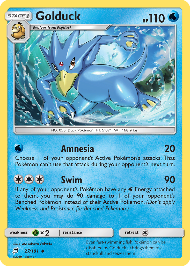 Golduck (27/181) [Sun & Moon: Team Up] | L.A. Mood Comics and Games