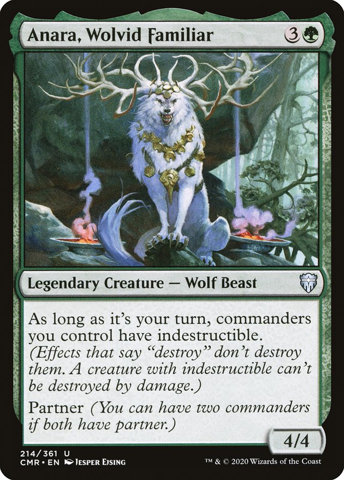 Anara, Wolvid Familiar [Commander Legends] | L.A. Mood Comics and Games