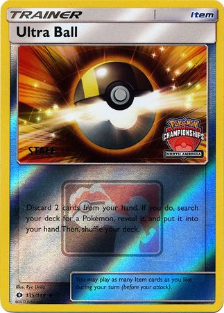 Ultra Ball (135/149) (NA Championship Promo Staff) [Sun & Moon: Base Set] | L.A. Mood Comics and Games