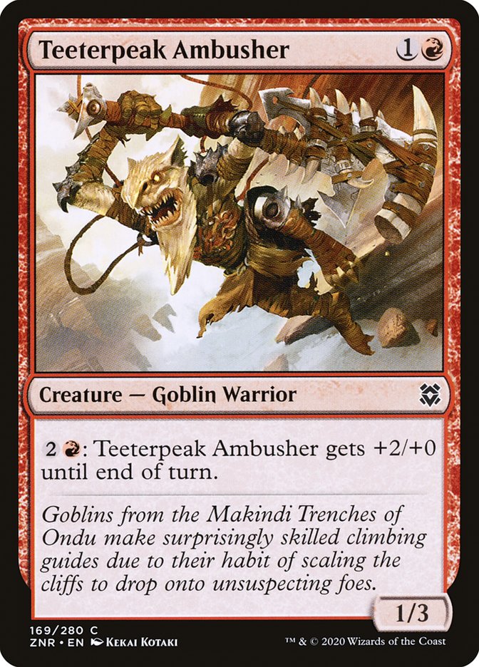 Teeterpeak Ambusher [Zendikar Rising] | L.A. Mood Comics and Games