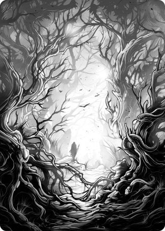 Forest 1 Art Card [Innistrad: Midnight Hunt Art Series] | L.A. Mood Comics and Games