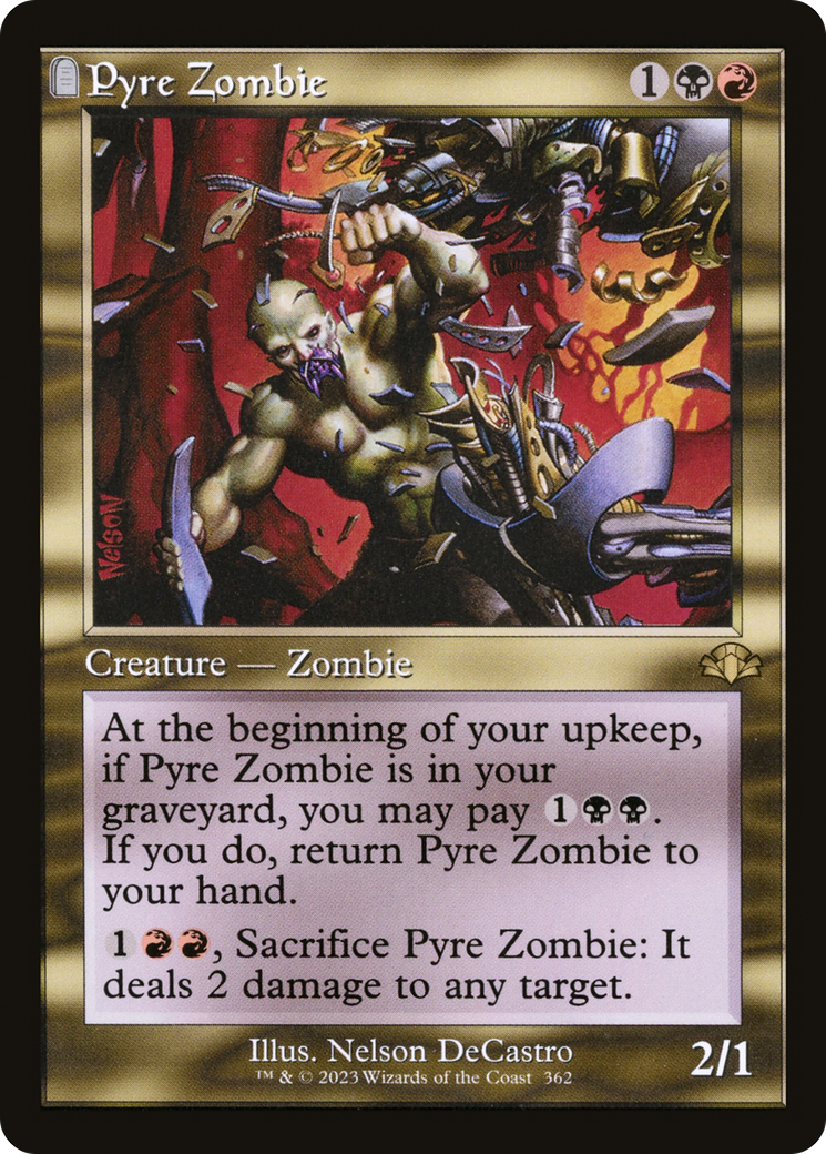 Pyre Zombie (Retro) [Dominaria Remastered] | L.A. Mood Comics and Games