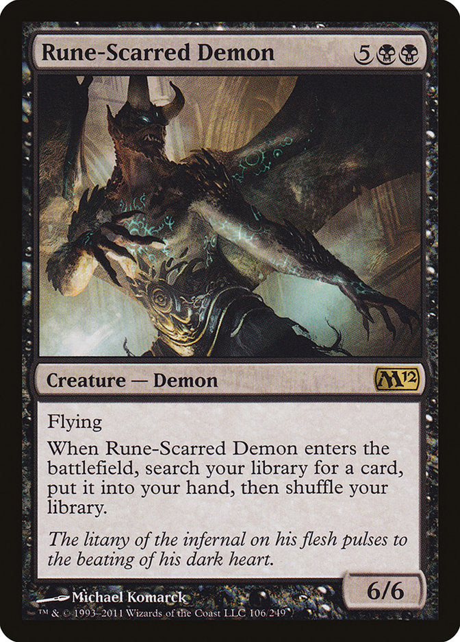 Rune-Scarred Demon [Magic 2012] | L.A. Mood Comics and Games