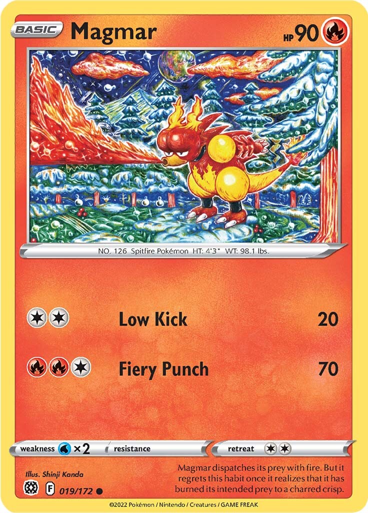 Magmar (019/172) [Sword & Shield: Brilliant Stars] | L.A. Mood Comics and Games