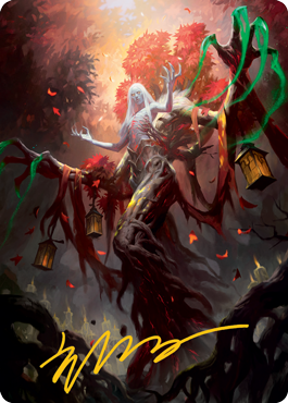 Wrenn and Seven Art Card (Gold-Stamped Signature) [Innistrad: Midnight Hunt Art Series] | L.A. Mood Comics and Games