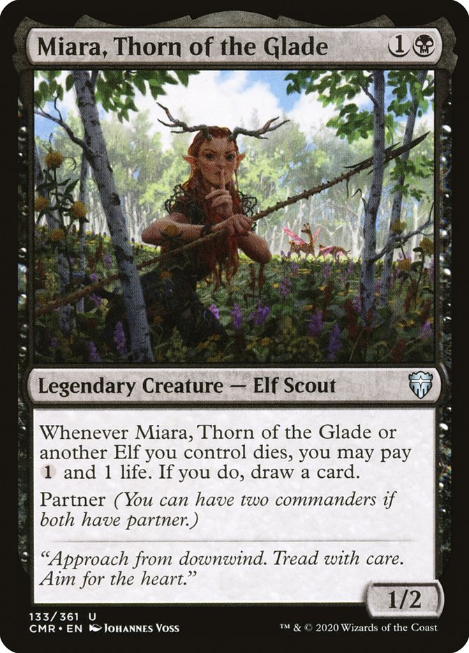 Miara, Thorn of the Glade [Commander Legends] | L.A. Mood Comics and Games